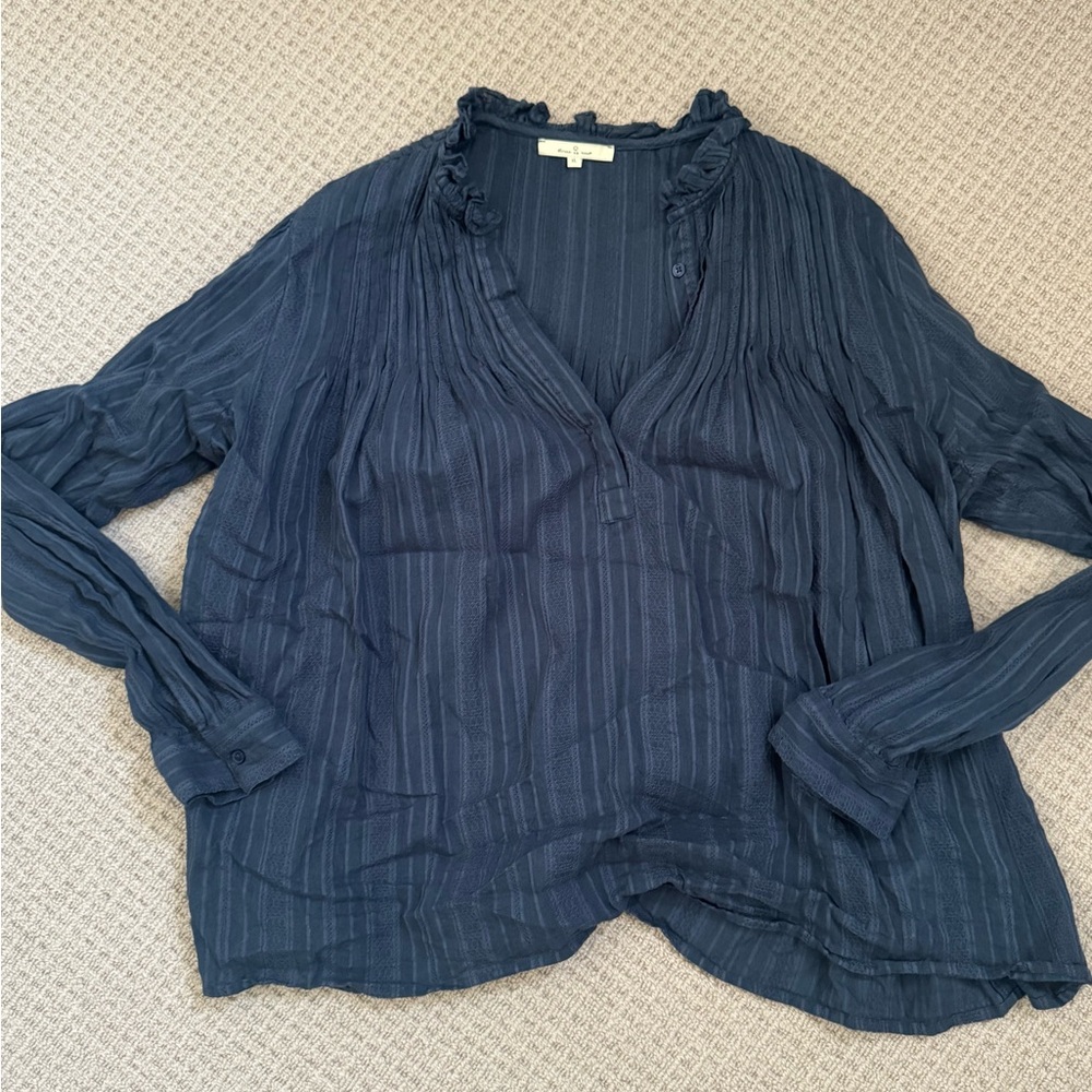 Navy Blue Women's Top
